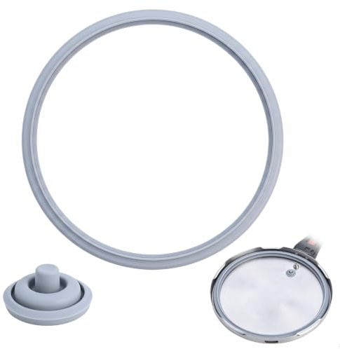 22CM Goma Olla para WMF Perfect y Perfect Plus Silit Sicomatic Pack 2 | Junta para 2,5L 3L 4,5L 6,5L 8,5L,con Válvula Repuestos Olla,Kit Completo Reparación,Apto para Lavavajillas