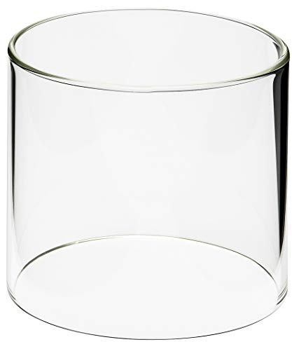 Glaszylinder transparent, Außendurchmesser 55,5 mm, Innendurchmesser 48,5 mm, Höhe 67 mm, für Cambrian Grubenlampen 4120, 4124, 4126, 4120/B