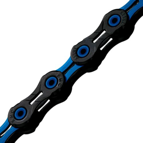 KMC X11SL 11 Speed 116L DLC Bike Kette, Unisex, schwarz/blau