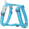 Red Dingo Nylon Hundegeschirr, Sterne, türkis, L (DH-ST-TQ-25)