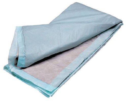 100 Krankenunterlagen Wickelunterlagen Einmalunterlagen blau 40 x 60 MED-comfort