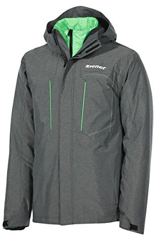 Ziener Herren Skijacke Torrent Man Jacket Ski Herrenskijacke, Dark Melange, 56