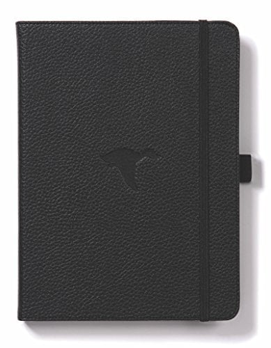 Dingbats* - Tierwelt Notizbuch A5 Liniert - Hardcover aus veganem Leder für Arbeit, Reisen, Uni - mit elastischem Verschlussband