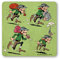 Logoshirt® Lucky Luke I Die Daltons I Robbery I Untersetzer | Kork | 10x10cm | langlebiger Druck | Lizenziertes Originaldesign