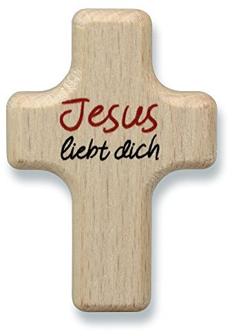 Christliche Geschenkideen °°Handschmeichler Kreuz (Jesus liebt dich)