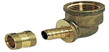 COMAP Raccord PER à glissement - Coude - Diamètre ⌀16x1,5 mm - Femelle 1/2 (15x21) - Pexy pour Tubes PER - 4337