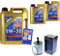 Filter Set Inspektionspaket 7 Liter Liqui Moly Motoröl Longlife III 5W-30 SCT Germany Ölfilter