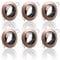 6x SET Einbaustrahler + GU10 für 230V alt Kupfer Schwenkbar rund Einbau Spots Decken Strahler Leuchte Spots Deckenleuchte Lampe Einbauleuchte Einbaurahmen 104S-TP SC