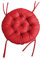 chilly pilley Papasan Wasserdicht Papasankissen Papasansessel Rattansessel Gartenkissen Papasanauflage Sitzkissen Garten Kissen Sesselkissen Schaukelkissen (60cm, Rot)