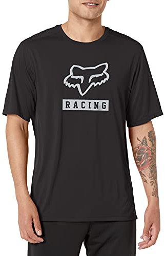 Fox Racing Herren Ranger Mountainbike-Trikot mit kurzen Ärmeln Hemd, schwarz, Medium