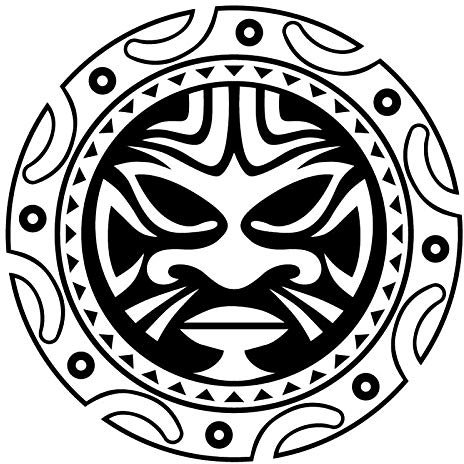 Adesivi riflettenti per casco moto decorativo polinesiano – Super fabbricazione –