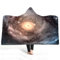 Fleecedecke, Sherpa-Fleece, hochwertige Fleecedecke, weich – warm, flauschig, vortex Sterne, Grau