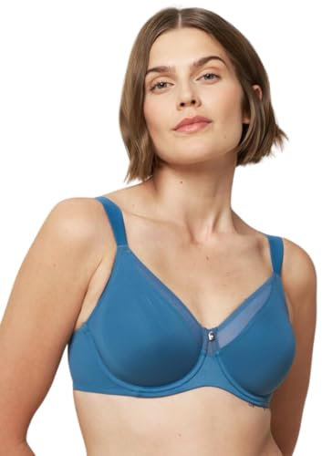 Triumph Women's True Shape Sensation W01 Minimiser Bra, Liberty Blue, 32C