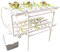DENEST Hydroponic System mit Timer, Hydroponic Grow Kit mit PVC Hydroponic Pipe Home für Hydroponische, 72 Löcher 8 Rohr Hydroponic System Grow, 2 Schichten Hydroponic System Kit