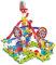 VTech Marble Rush Adventure Park Challenge, Construction Toys for Kids with 10 Marbles and 96 Building Pieces, Electronic Marble Run, Colour-Coded Building Toy, 4 Years +