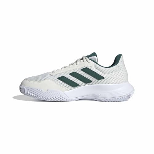 adidas Unisex Court Spec 2 Tennis Shoes, Off White/Collegiate Green/Cloud White, 37 1/3 EU