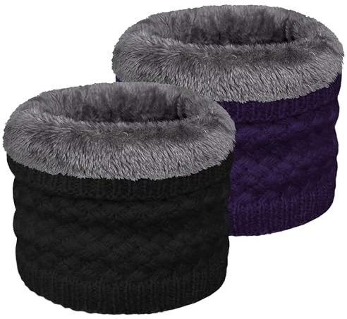 ehsbuy Tour De Cou Femme Cache Cou Homme Moto Hiver Thermique Snood Dames Écharpe Pour Le Visage Cyclisme Course Équitation