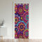 richhome Aquarell Mandala Blume Tür Vorhang, Boho Blackout Vorhang für Kinder Jungen Teens Männer, Rosa Lila Floral Tür Schrank Tür 1 Panel 106x203