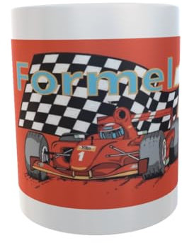 U24 Tasse Kaffeebecher Mug Cup Flagge Formel 1 rot