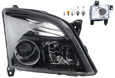 Johns, Scheinwerfer Halogen Front passend für Opel Signum 05/2003-08/2005 H7 H7 Rechts + Nebelscheinwerfer + Leuchtmittel