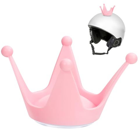 SOESFOUFU 1Stk partyhüte Kinder motorradhelm hörner dekorative Ecke skihelm deko Partyhut Kinder Helm Dekoration Fahrrad Furnier Skibrett Zubehör Fräulein schmücken Rosa