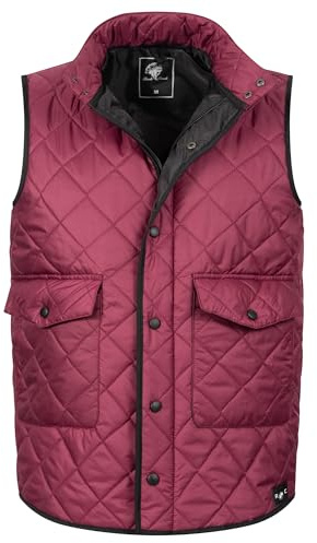Rock Creek Steppweste Herren Übergangsweste H-352 | Leichte Thermoweste für Männer, wattierte Freizeitbekleidung für Übergang, Alltag, Reisen und Outdoor-Aktivitäten