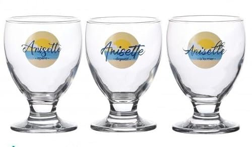 Urban Living DECOR PASTIS VERRE A PASTIS X3 29CL