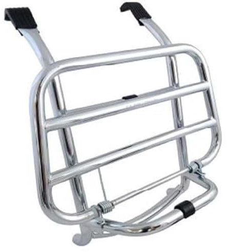Generico F.A. Italia Porte-bagages avant chromé pour Piaggio Vespa GT SUPER GTS 125 250 300 GTV jusqu'à 2018