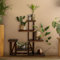 ML-Design Blumenregal aus Holz, 95x27,5x96,5 cm, Pflanzenregal 6 Ebenen, Blumentreppe 6 Etagen, Pflanzentreppe, Pflanzenständer, Gartenregal Draußen, Blumenständer für Balkon Wohzimmer Garten Outdoor