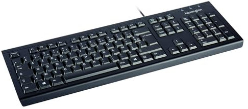 Kensington KB100 EQ - Tastiera cablata AZERTY, compatibile con Windows e macOS, design sottile, membrana impermeabile protettiva, con 60% di materiali riciclati post-consumo* (K63727FR)