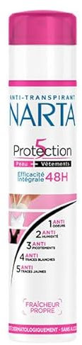Narta Deodorant für Damen, Spray Protection 5, 200 ml