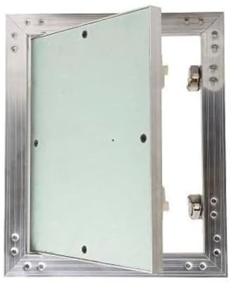 Puerta revisión Trampilla inspección marco aluminio 60x60cm Panel acceso Yeso 12,5 mm Techo Pared
