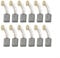 Set of 12 Carbon Brushes for Electric Tool Motors, Drill and Chainsaw Use