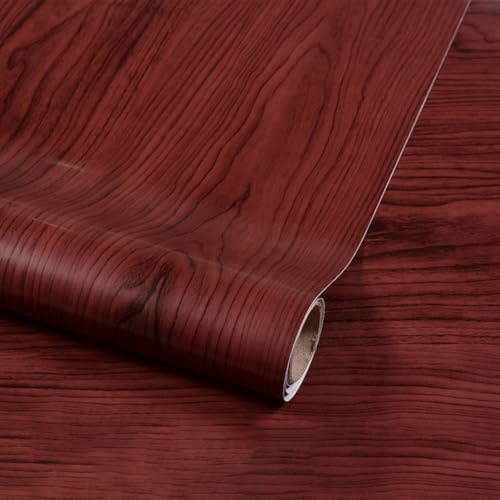 Cooalinar Selbstklebende Tapete Holzoptik 3D,3D Wandpaneele Selbstklebend Holz,3D PVC Wall Panel,VerschöNert RäUme Im Handumdrehen,Geeignet FüR SchräNke Und Garderoben