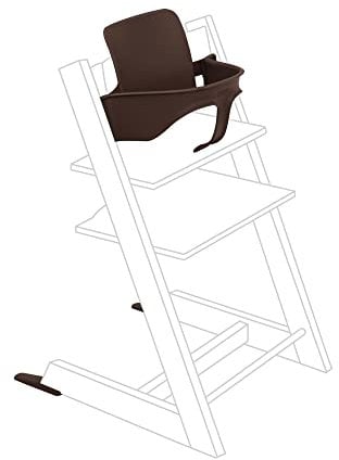 Tripp Trapp Baby Set von Stokke, Walnut – Verwandle den Tripp Trapp in einen Hochstuhl – Abnehmbarer Sitz für Kinder von 6-36 Monaten – Kompatibel mit Tripp Trapp Modellen nach Mai 2006