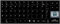 LA CAVERNE D'EABANI ® Sticker Autocollant AZERTY Clavier Français Notebook Fd Noir 15mm x 15mm