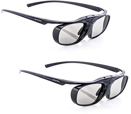 Hi-SHOCK 2X BT Pro Black Heaven | Aktive 3D Brille für 3D TV von Sony, Samsung, Panasonic | komp. zu SSG-3570 CR, TDG-BT500A, AG-S350 [Akku]