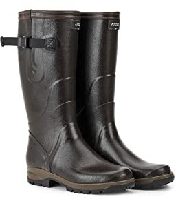 Aigle Terra PRO Vario, Stivale da Pioggia Uomo, Brun, 44 EU