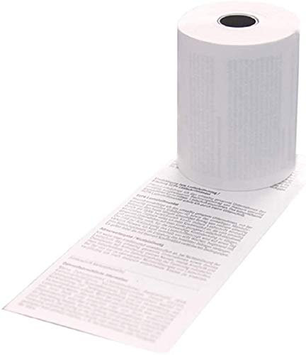 50 EC-Cash Rollen 57mm x 10m x 12mm SEPA Lastschrifttext - EC-Cash-Thermorollen Ø 30mm