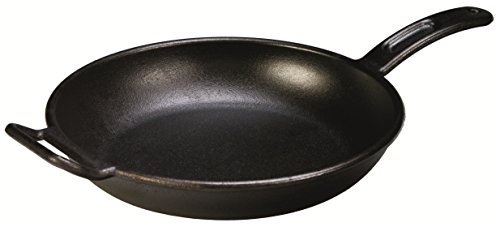 Lodge 30.48 cm / 12 inch Pre-Seasoned Cast Iron Round Skillet / Frying Pan