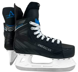 American Athletic Zapatos de Fuerza – Patines de Hockey sobre Hielo para Hombre
