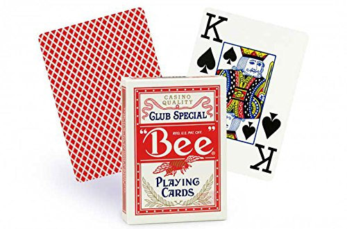 US Playing Card Company - Pokerkarten - BEE Jumbo Index Rot