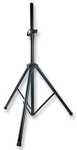 PULSE 35mm Aluminium Tripod Speaker Stand – Adjustable 1m–1.8m Height, 40kg Load, Lightweight & Durable, Single Speaker Stand