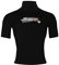 Two Bare Feet Adults Thermal Fleece Lined Rash Vest Short Sleeve - UV Protection Surf Base Layer, Wetsuit Swimming Tops for Surfing (Black Short Sleeve, M)