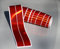 KX008 - Nastro adesivo per ologramma, 4 m x 30 mm, colore: Rosso