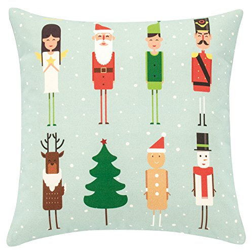 Pad NOEL Kissenhülle 40 x 40 aqua