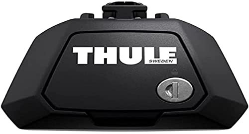 Thule 710400 Roof Racks, Evo Raised Rail, Black, Set of 4