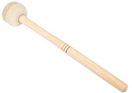 Nikou Drum Mallet - Dauerhafte Bass Drum Mallet-Stick mit Wollfilz Kopf Percussion Blaskapelle Zubehör