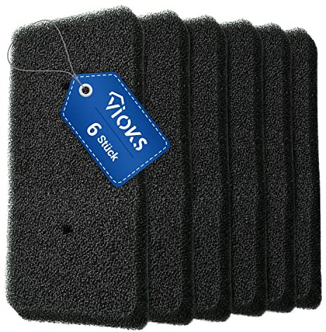 VIOKS Filter für Trockner Samsung Set 6 Stk 225x100mm Ersatz für Samsung Waschtrockner DC62-00376A Trockner Filter/Samsung Zubehör für Dryer Machine/Wäschetrockner Kondenstrockner