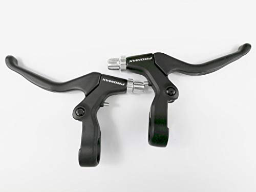 MASE Sports Fahrrad Bremshebel 3-Finger Links und rechts Paar V-Brake schwarz